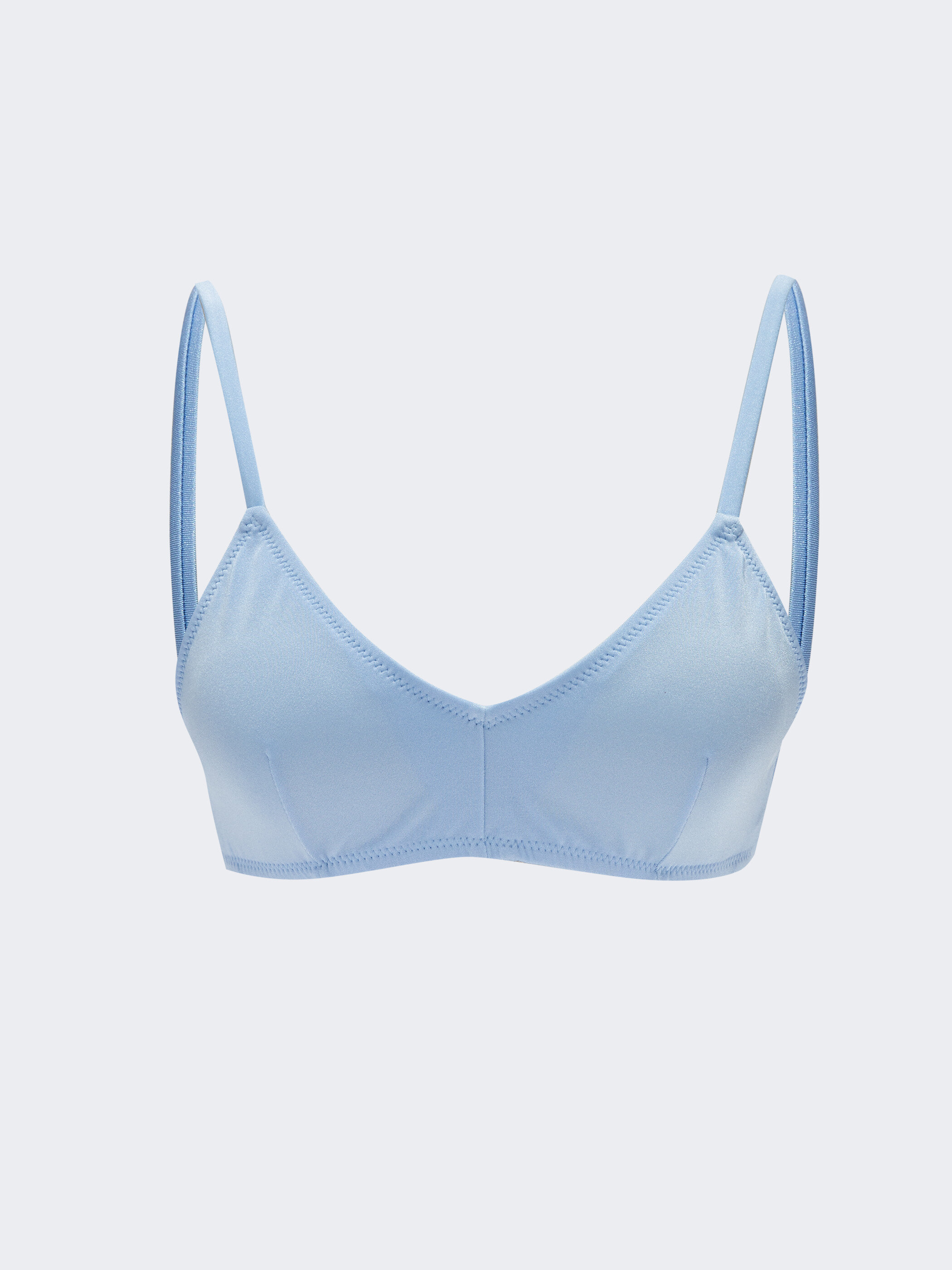 Trikotaj bikini üstü — mavi