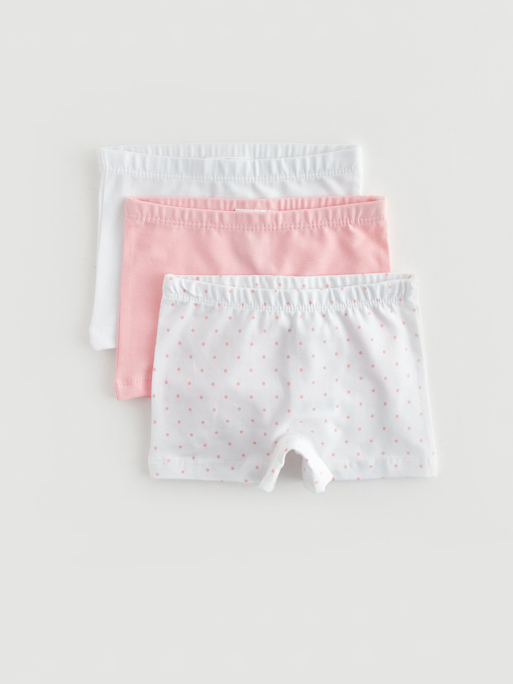 Trikotaj boxer — ekru printli