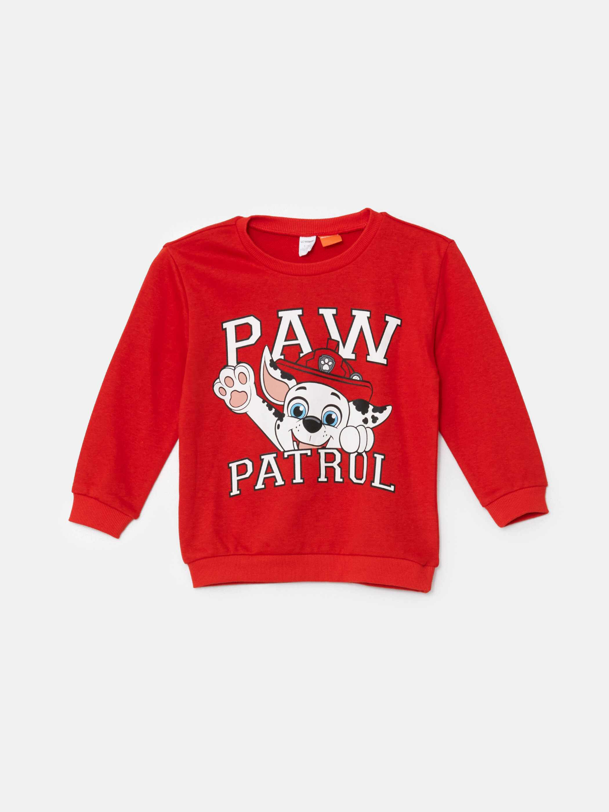 Trikotaj sweatshirt lisenziyalı — parlaq qırmızı