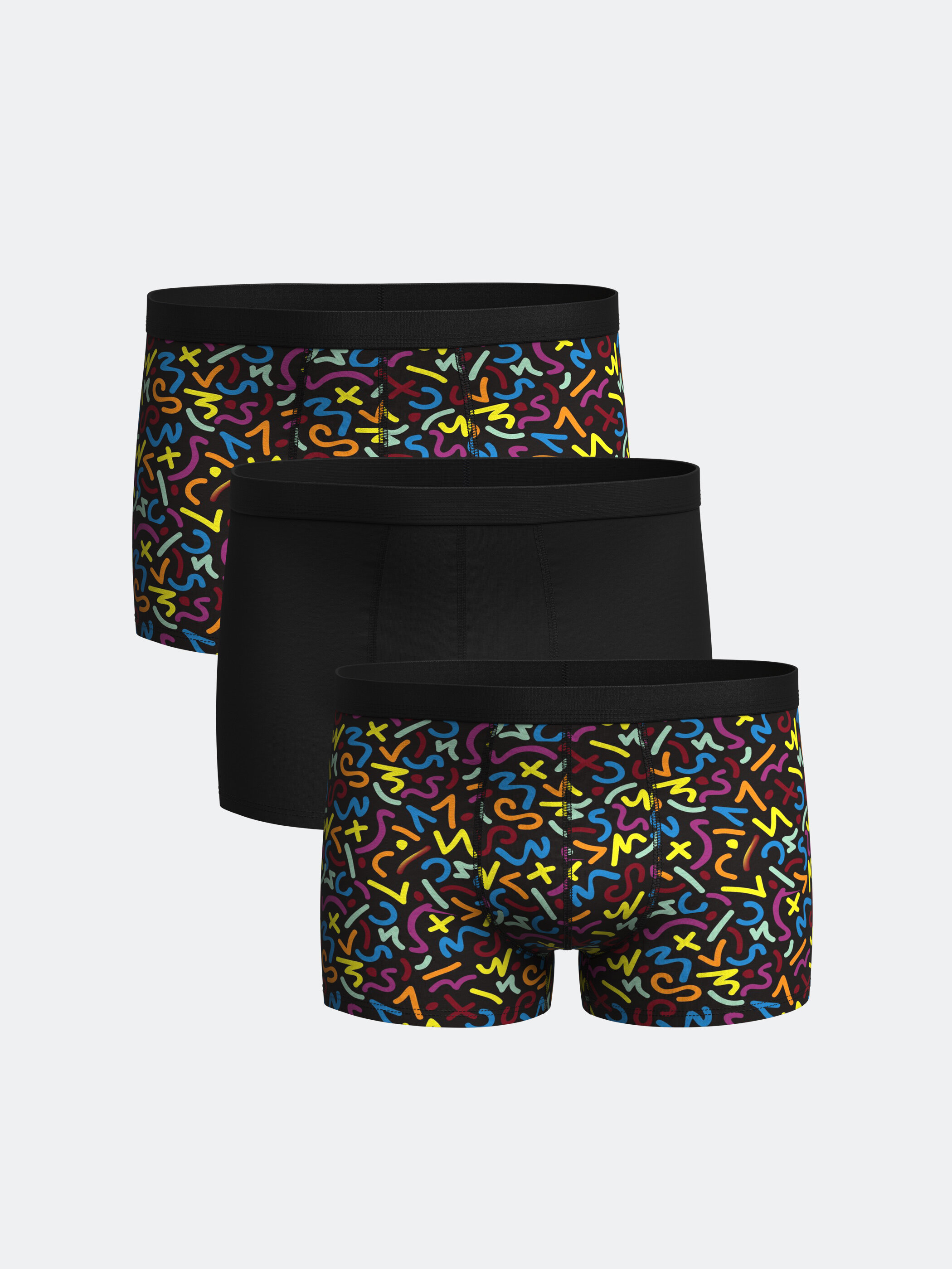 Boxer — qara printli
