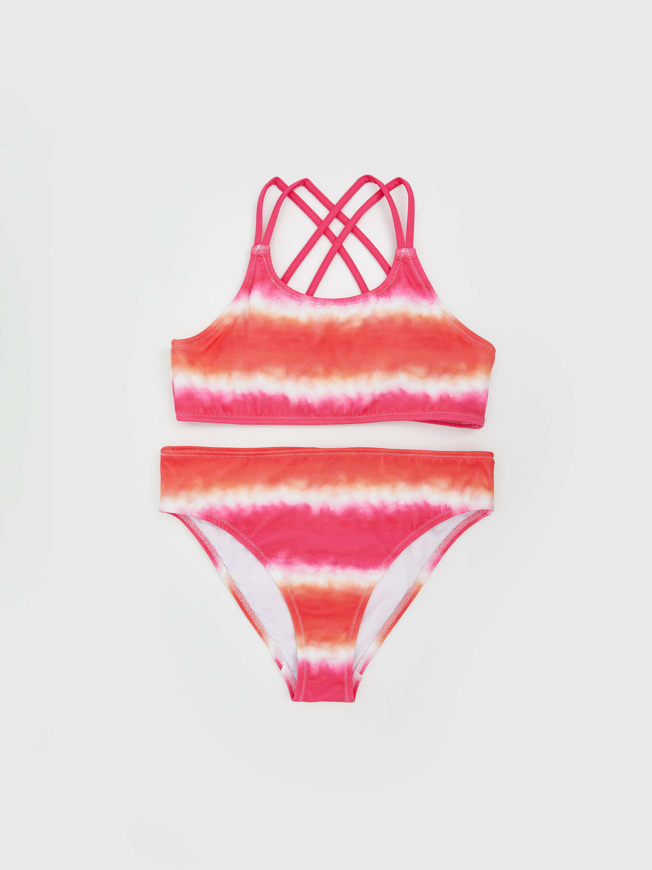 Trikotaj bikini — qarışıq rəng printli