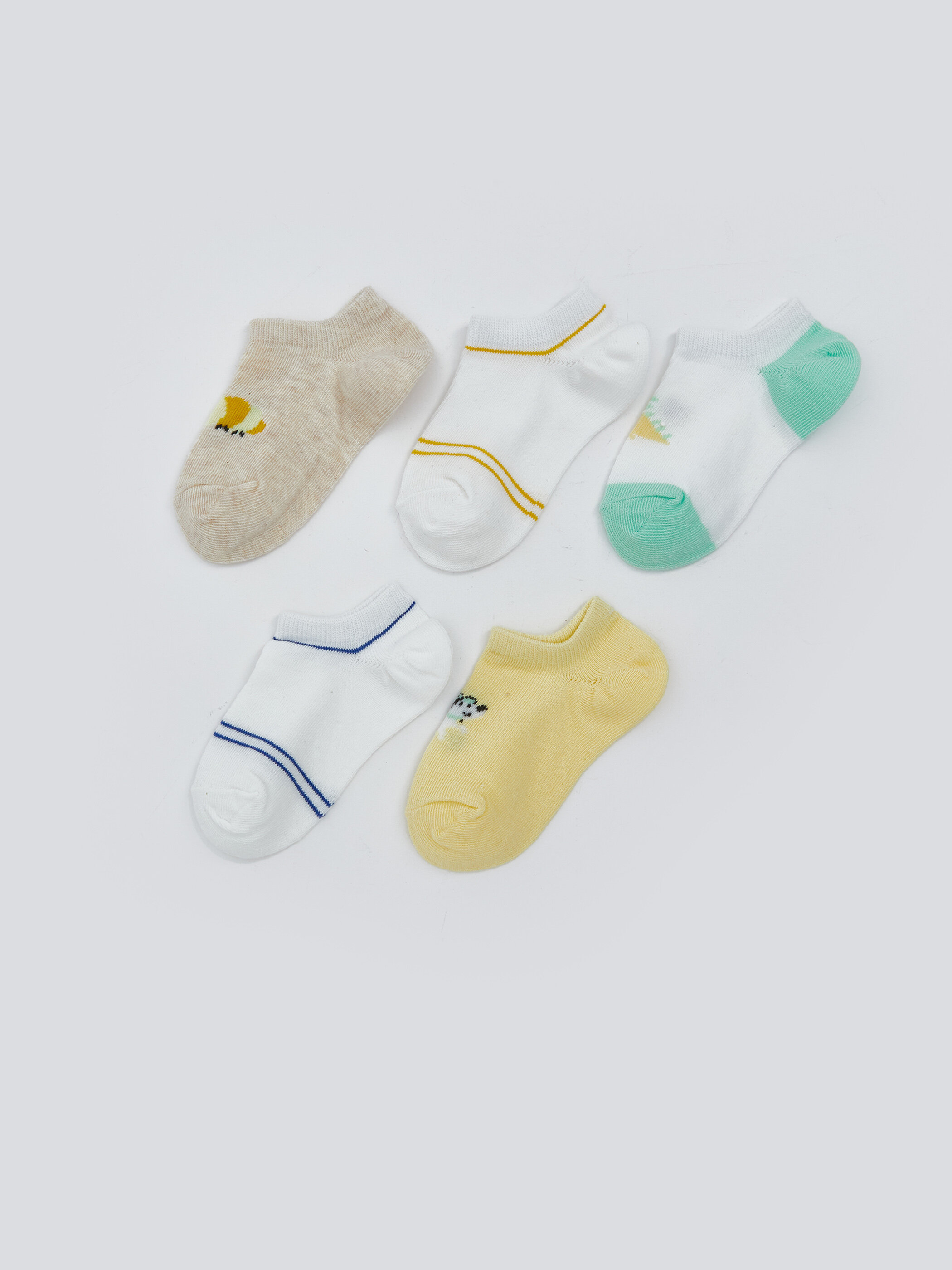 Aksesuar patik corab — ekru melanj