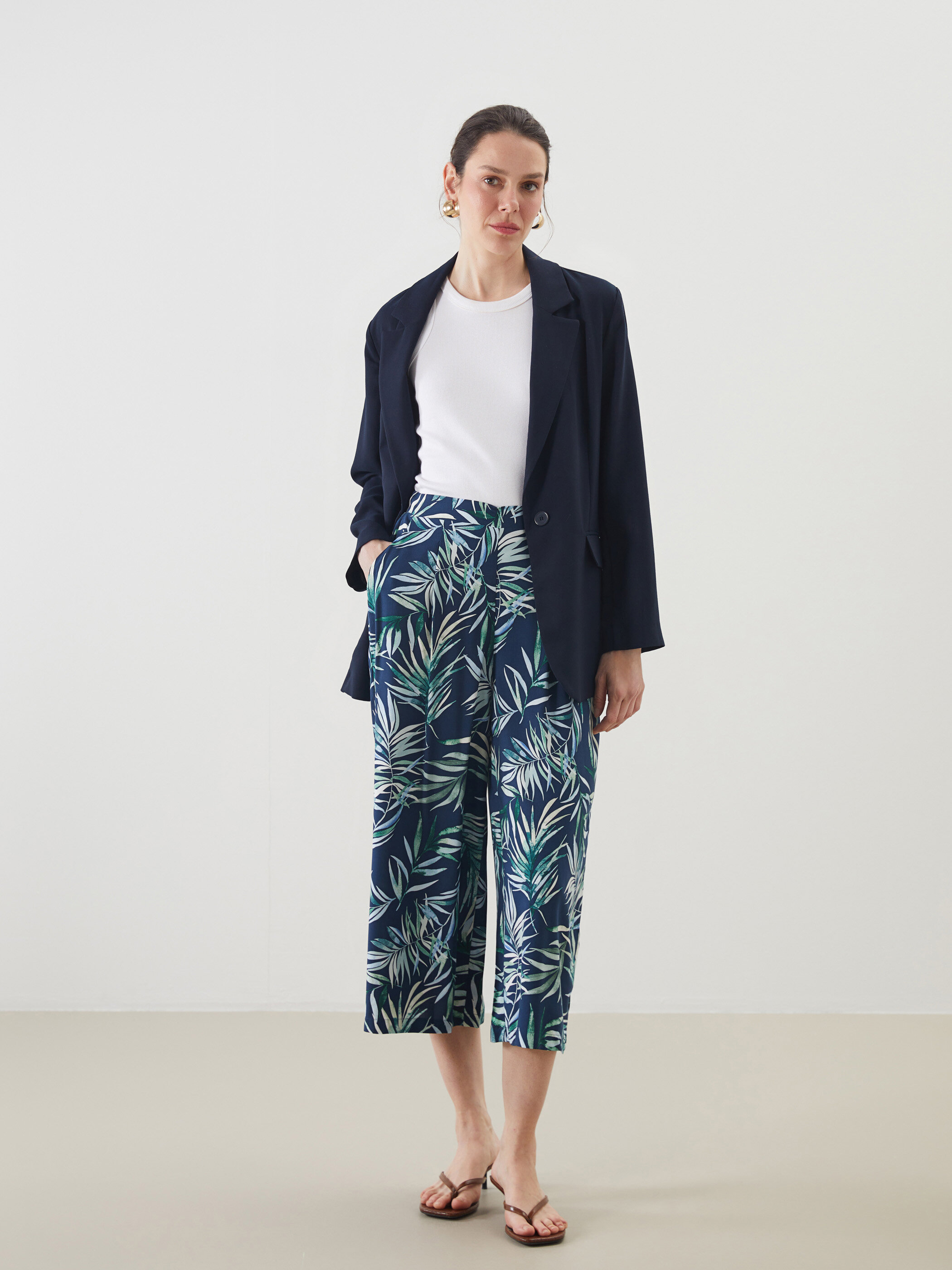 Toxuma capri — qarışıq rəng printli