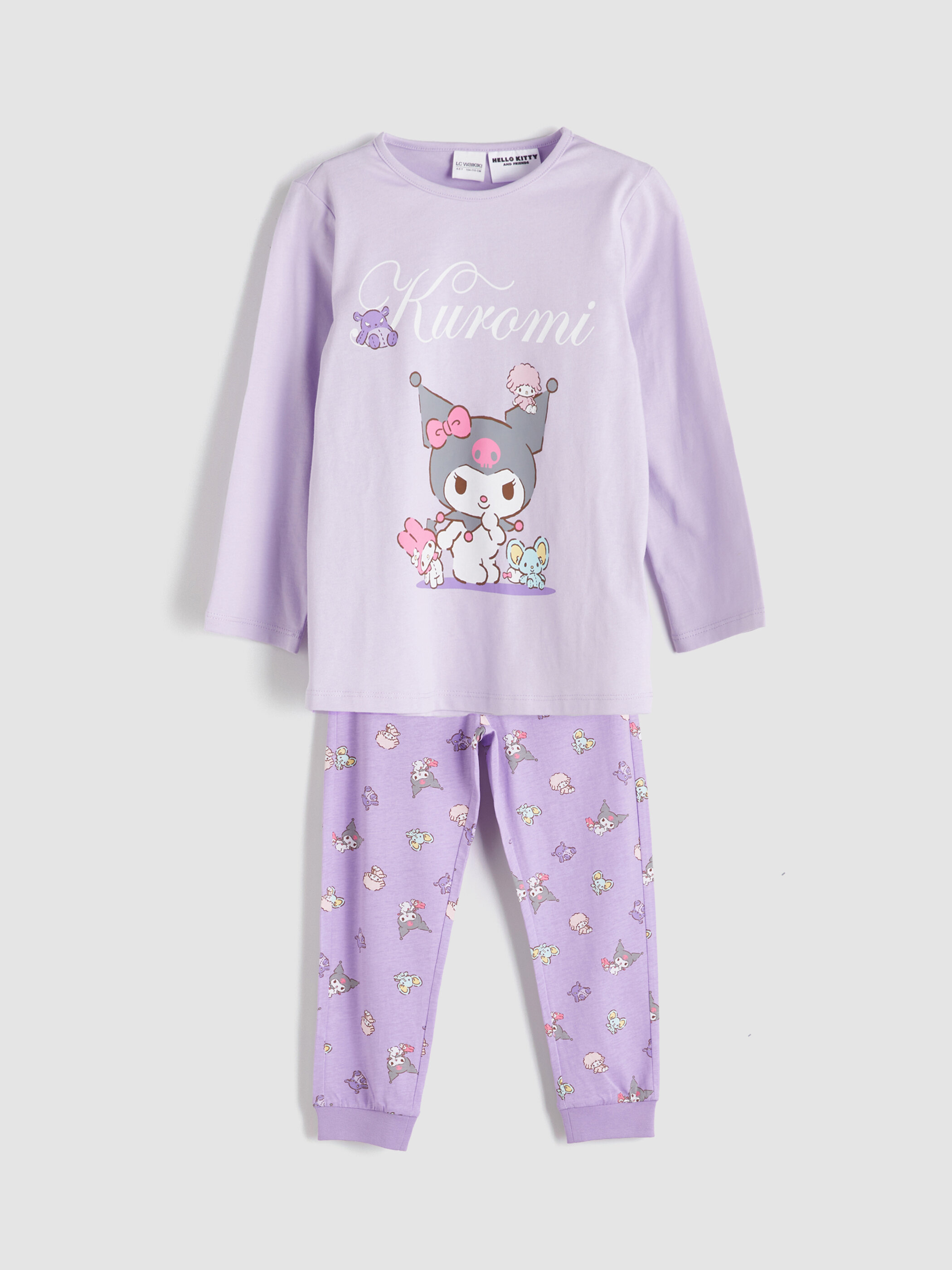 Trikotaj pijama uzunqol orta bel — yasəmən