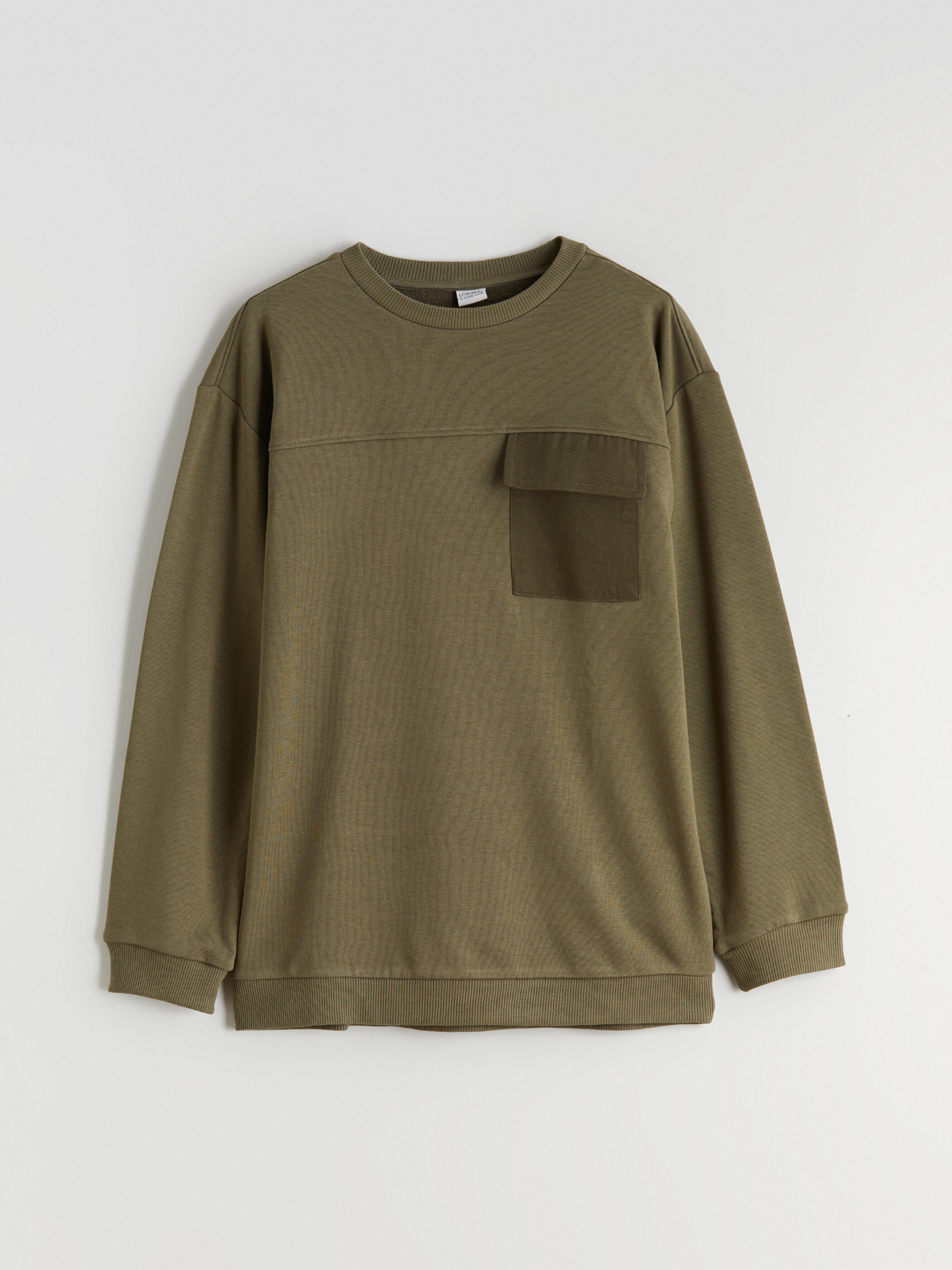 Trikotaj sweatshirt — xaki