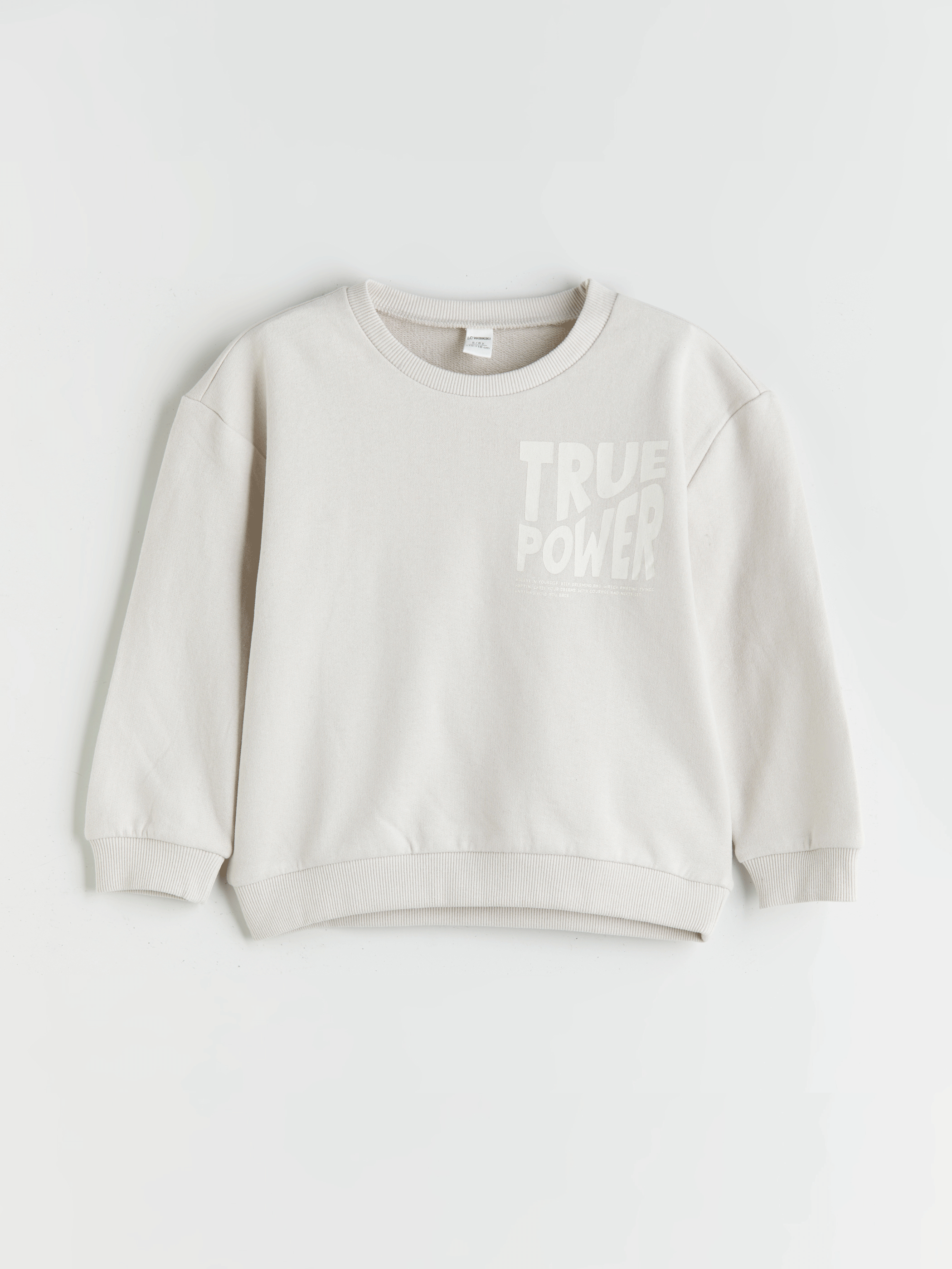 Trikotaj sweatshirt — açıq boz