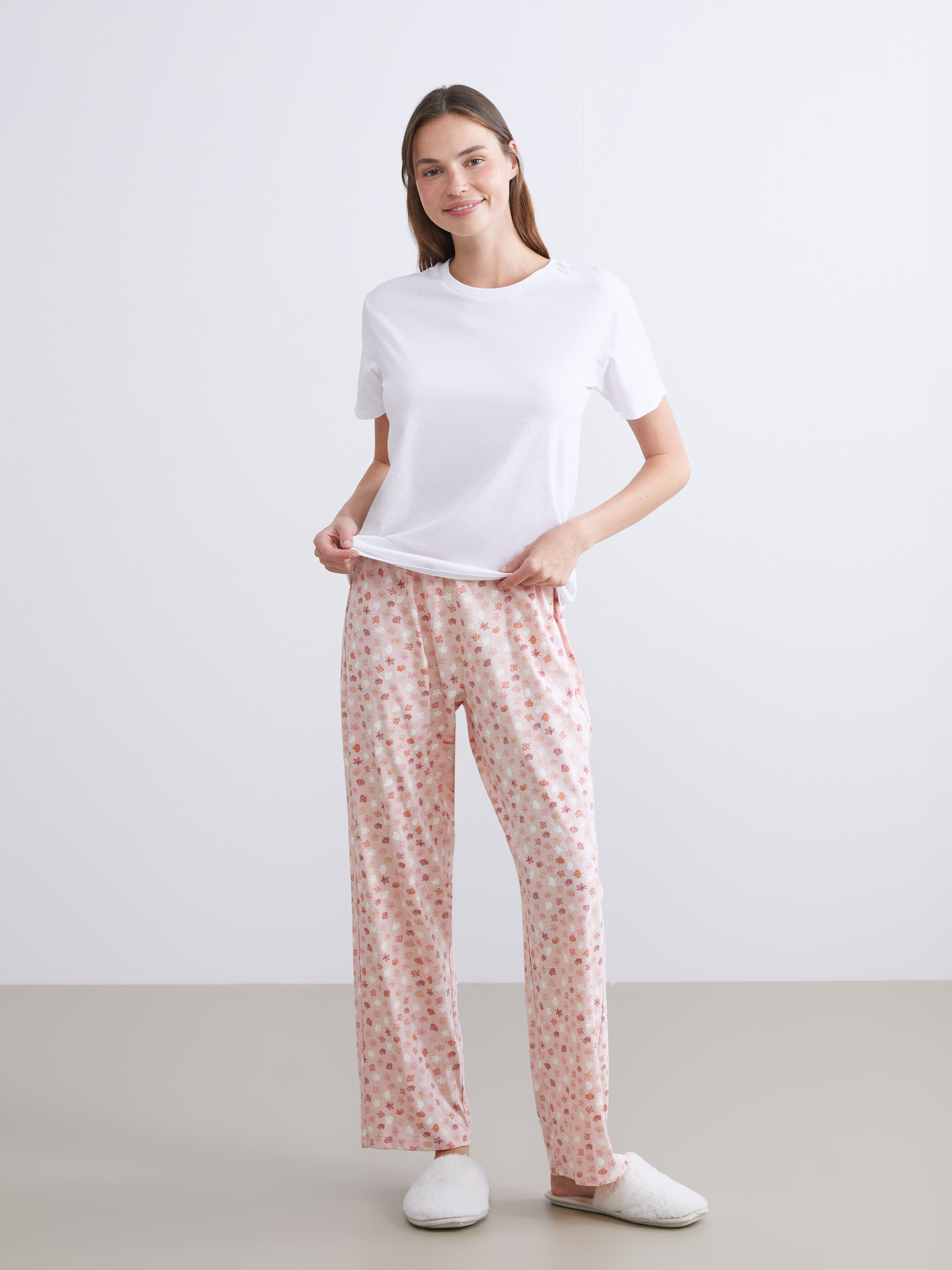 Trikotaj pijama — narıncı