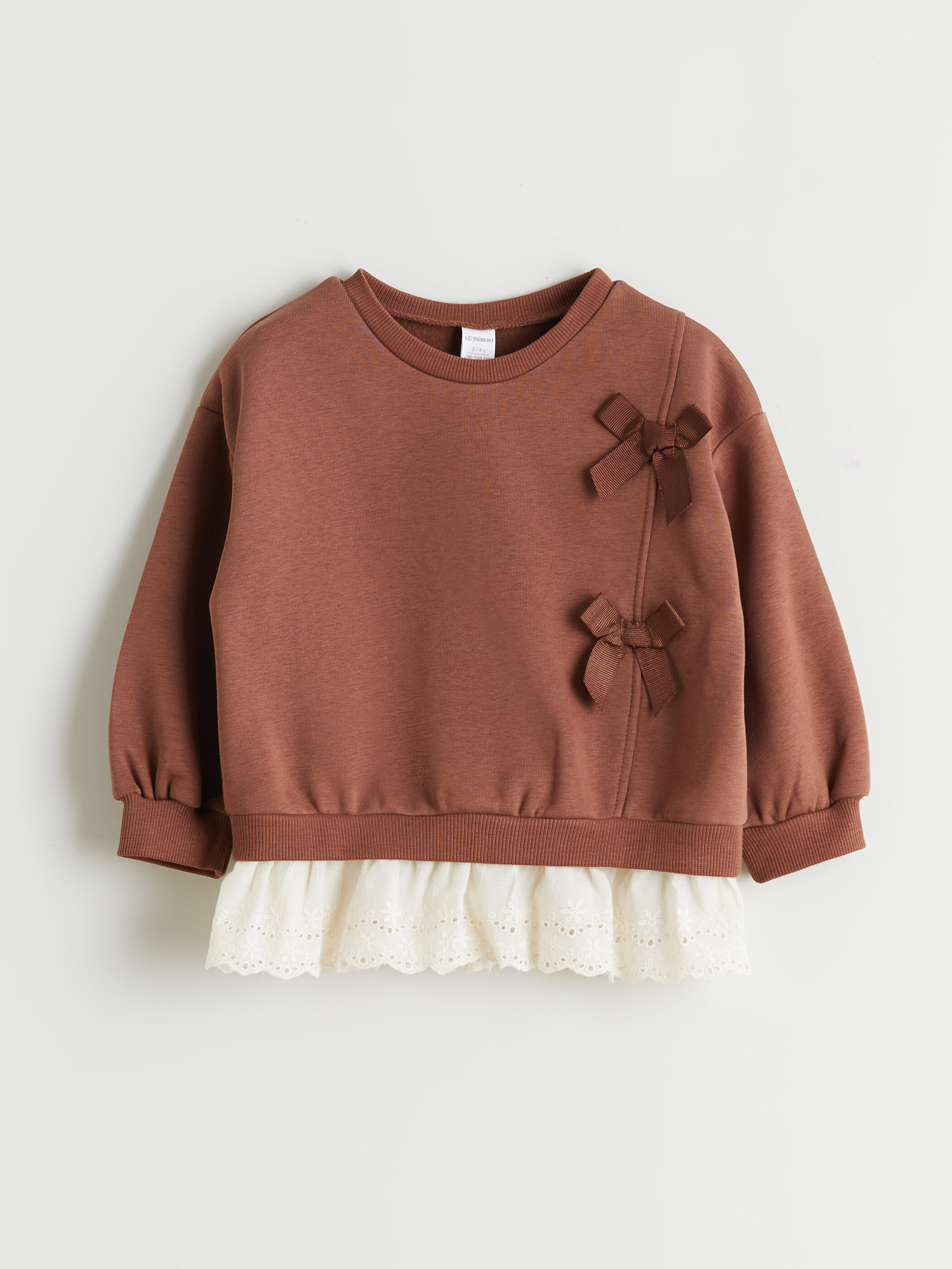 Trikotaj sweatshirt — qəhvəyi