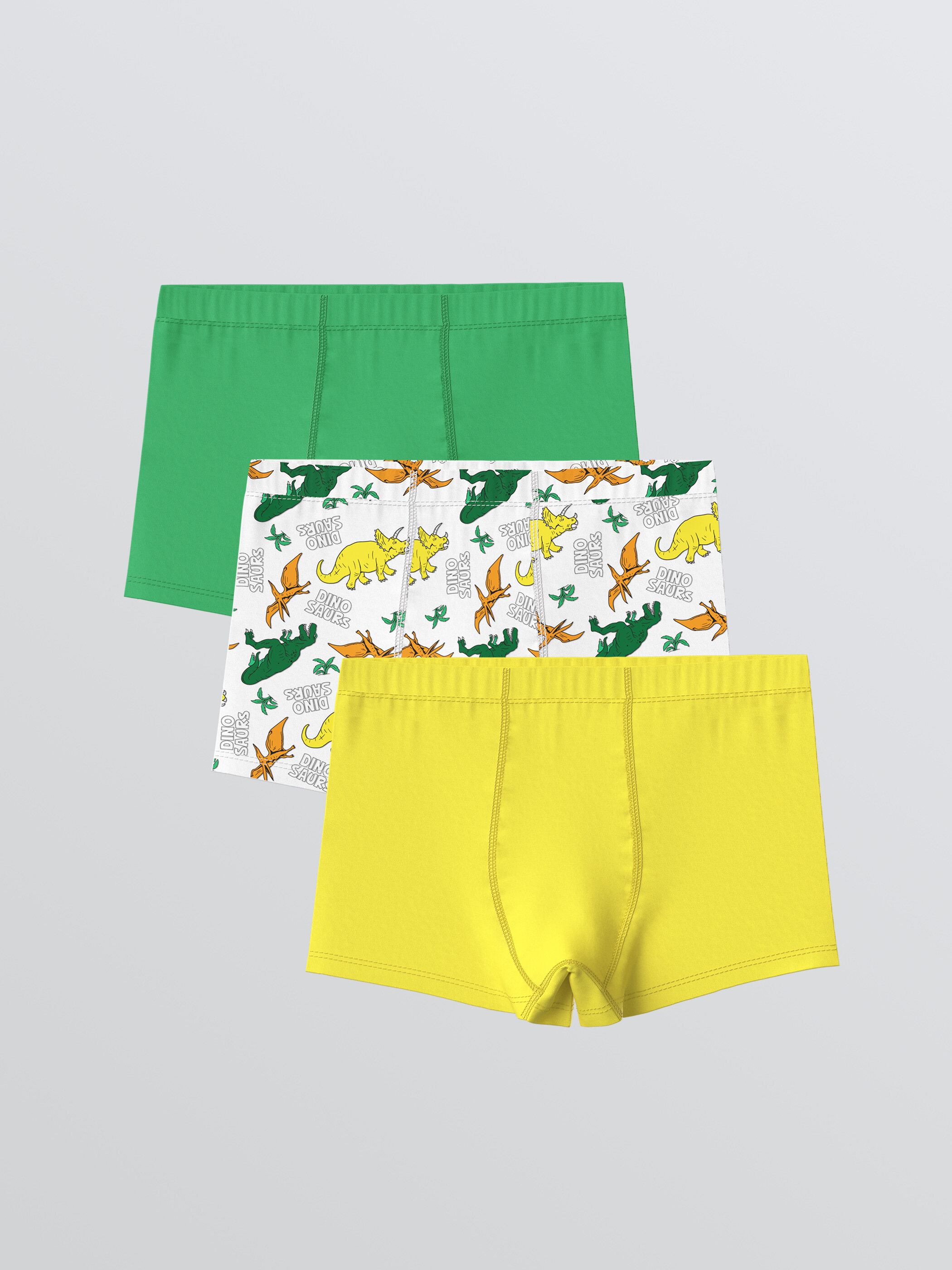 Trikotaj boxer — ağ printli