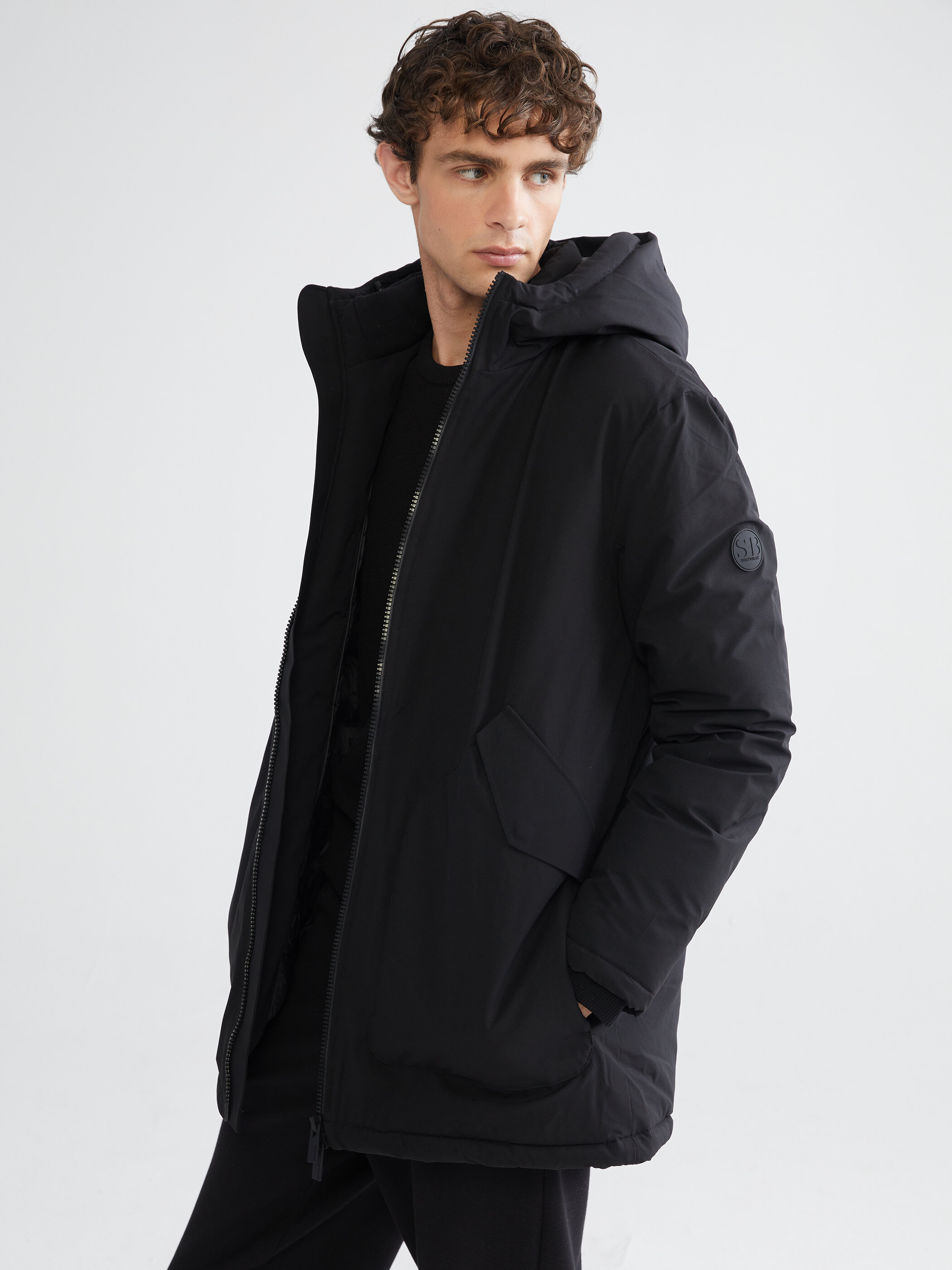 Parka — qara