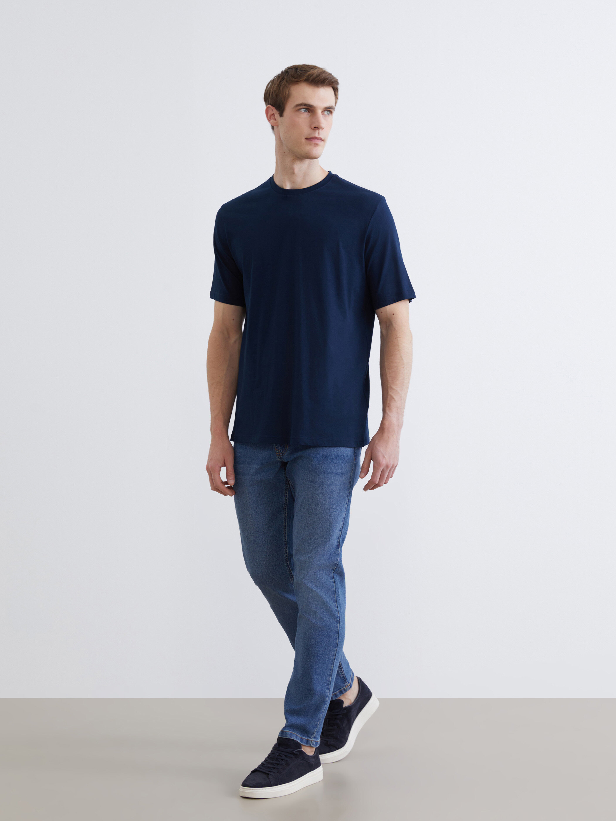 Cins şalvar — orta indigo