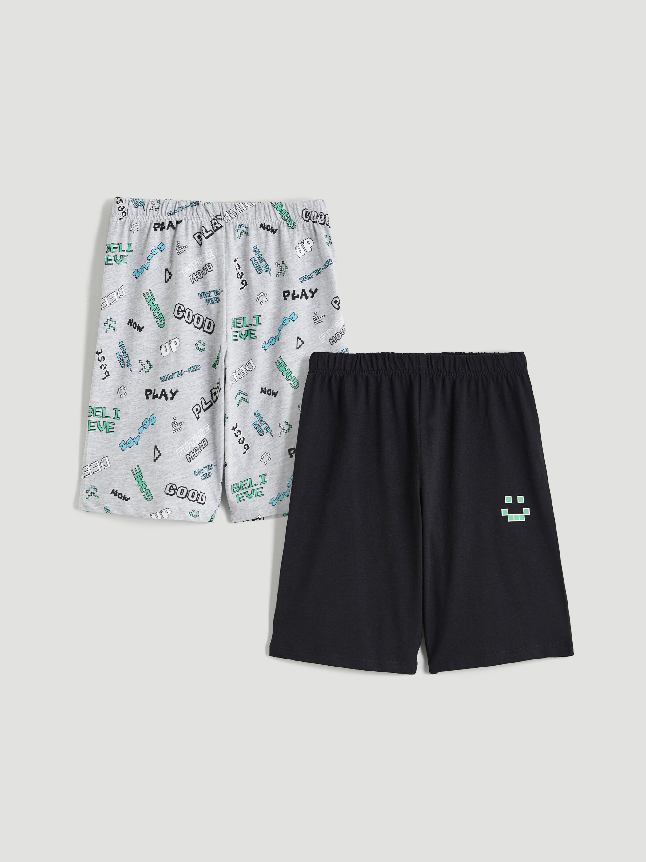 Trikotaj pijama — boz melanj