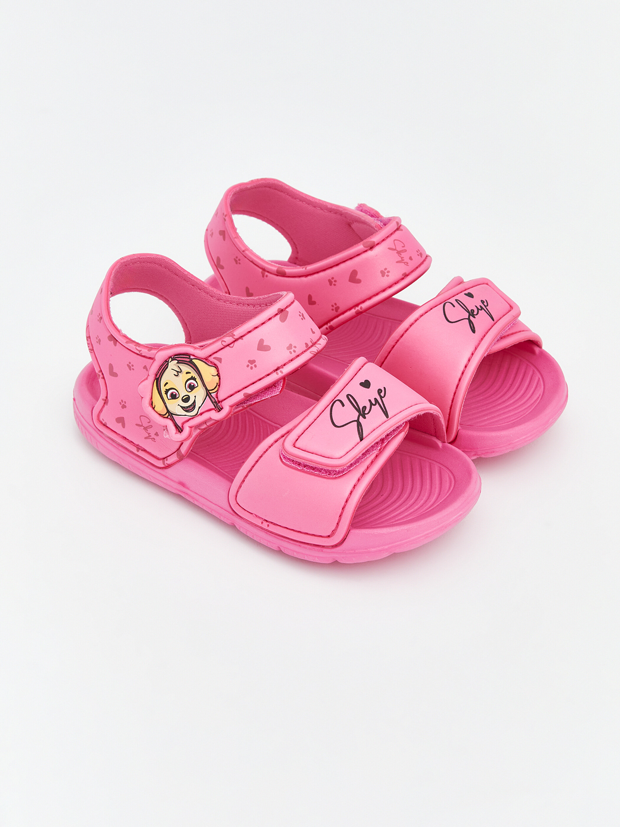 Hafif sandal — tünd çəhrayı