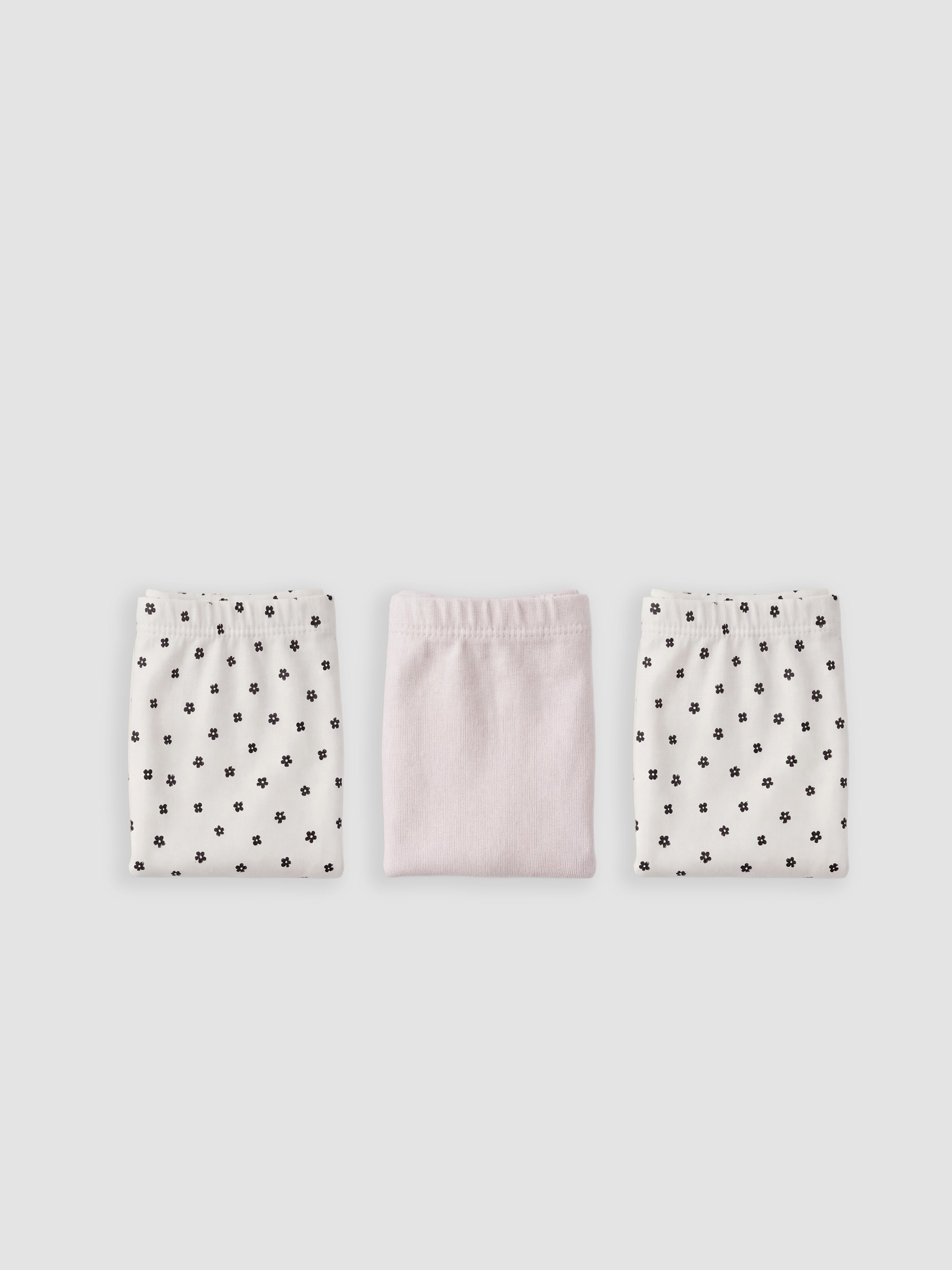 Trikotaj boxer — ekru printli