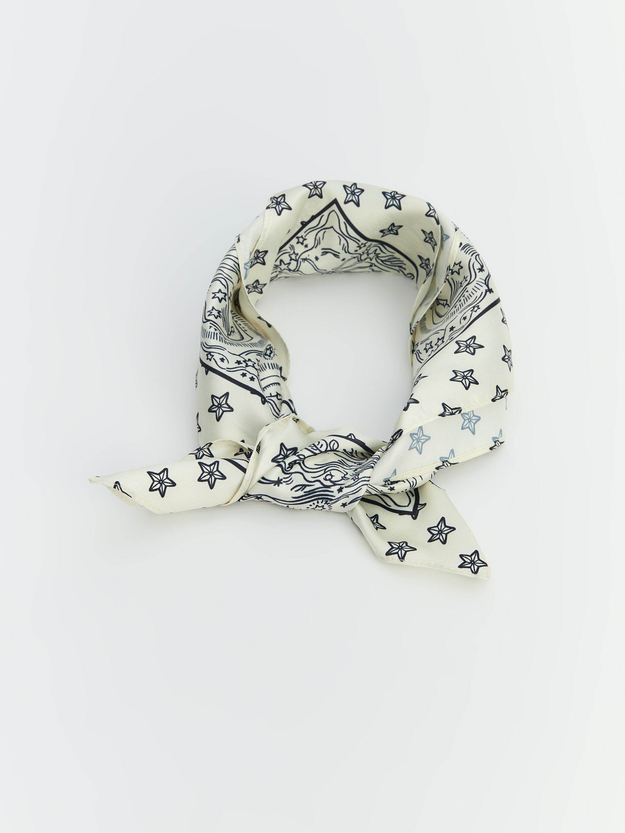 Aksesuar bandana — ekru