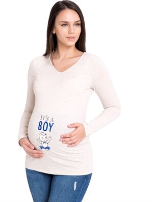 Espirili Hamile Tiş&ouml;rt - LC WAIKIKI