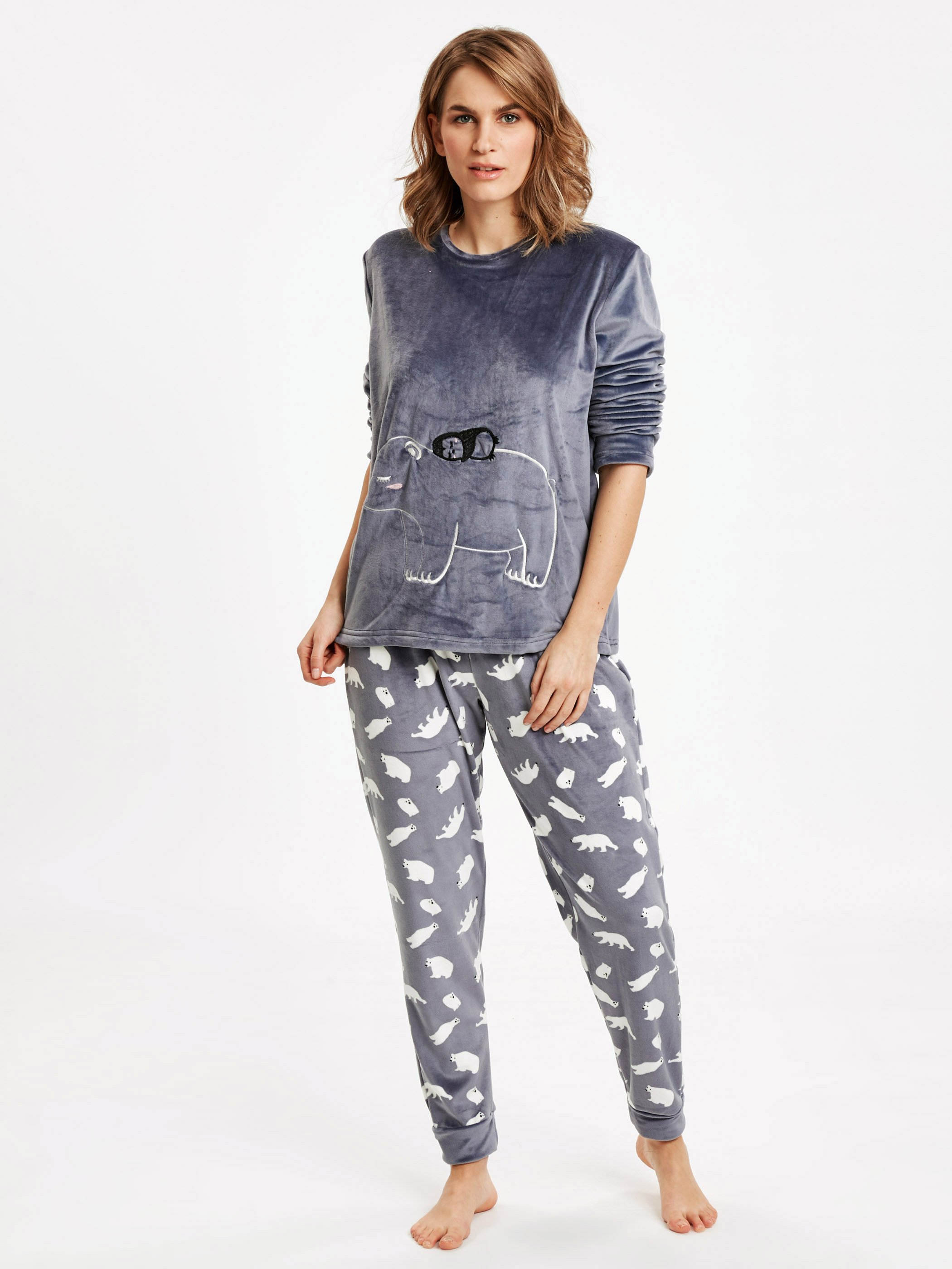 Akbeniz Welsoft Polar Erkek Pijama Takimi 6717