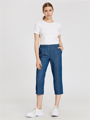 Beli Lastikli Slim Jean Capri - LC WAIKIKI