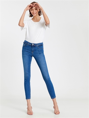 Beli Fırfırlı Skinny Jean Pantolon - LC WAIKIKI