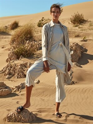 Beli Lastikli Bilek Boy D&uuml;z Pa&ccedil;a Pantolon - LC WAIKIKI