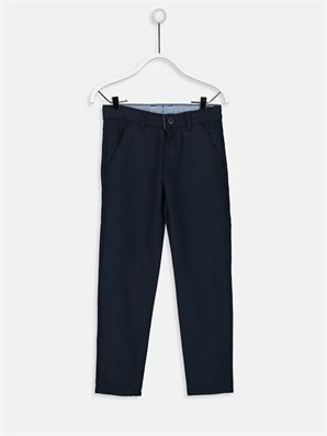 Erkek Çocuk Slim Armürlü Chino Pantolon - LC WAIKIKI