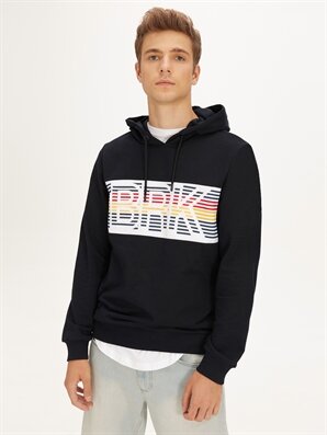 Baskılı Kap&uuml;şonlu Sweatshirt - LC WAIKIKI