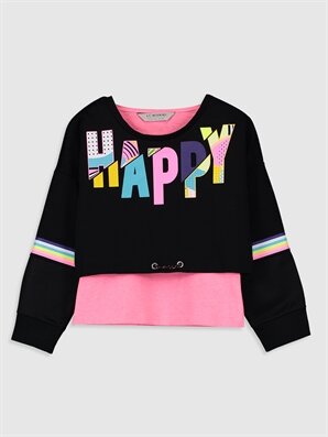 Kız &Ccedil;ocuk Sweatshirt ve Atlet - LC WAIKIKI